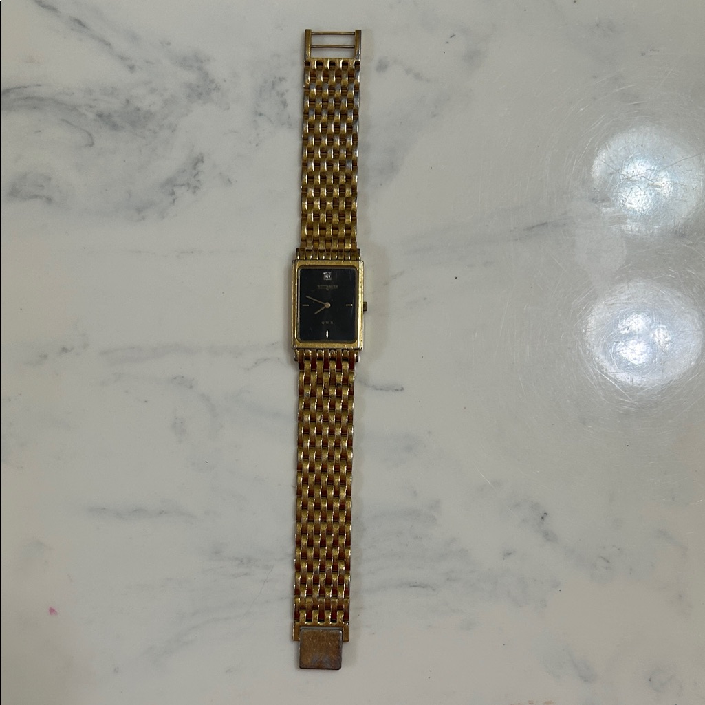 Wittnauer Gold And Black Mens Watch
